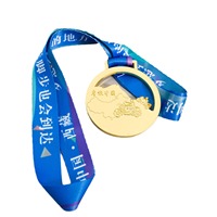 Médaille 3D Saint Benoît Personnalisée en Alliage de Zinc Durable Gravée pour Remises de Diplômes, Course, Lutte, Boxe, Gymnastique, Football, Judo Allemand, Cyclisme