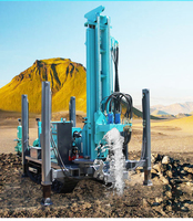 Machine de forage de puits d'eau diesel Huayao à prix d'usine avec pompe à engrenages et moteur, profondeur maximale 300m