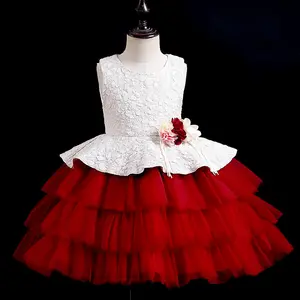 Size 10 Child Girls Dresses 2022 Teenage Luxury Princess Party Dress For Kids Girl