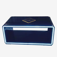 Nouveau style de table de boîte de nuit avec lumière LED Table de bar LED personnalisée du fabricant