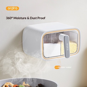 Boîte à épices domestique, ensemble de pots à condiments de cuisine, ensemble combiné multi-compartiments en plastique pour le stockage du sel, du glutamate monosodique et du poivre - Product Image 3