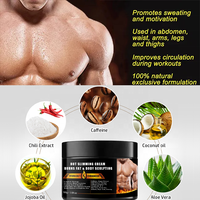 NOUVEAU TOP Crème Chauffante Stimulante pour la Transpiration, Sculptante, Anti-Cellulite, pour l'Entraînement, Raffermissante et Amincissante pour Abdomen, Fessiers et Cou