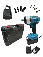 Perceuse à percussion sans fil professionnelle 220V à couple élevé avec moteur sans balais, mandrin sans clé, batterie lithium-ion, certifiée GS