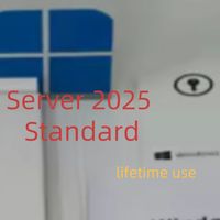 Clave de Versión Estándar de Server 2025 o con Caja USB, Paquete Completo, Activación Global en Línea, Garantía de Uso de por Vida