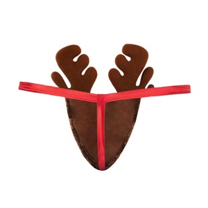 Calzoncillos Sexys de Navidad con Estampado de Alce, Tanga Erótica para Hombre con Diseño Animal, Ropa Interior Sexy para Hombre, Lencería Masculina - Product Image 4