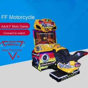 เครื่องเกมแข่งรถมอเตอร์ไซค์สำหรับผู้ใหญ่ FF แบบอาร์เคด ขนาดใหญ่ ใช้เหรียญ พร้อมการรับประกัน - Product Image 6
