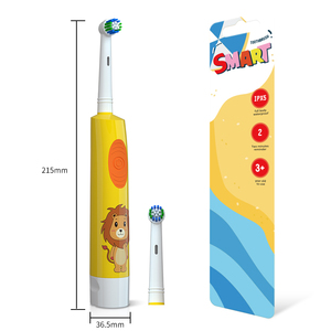 Spazzolino Elettrico Rotante Compatibile <span class=keywords><strong>Oral</strong></span>-<span class=keywords><strong>B</strong></span> con Motivi Personalizzati, Morbido, Impermeabile, a Batteria, con Promemoria 2 Minuti, 1 Manico e 2 Testine - Product Image 6
