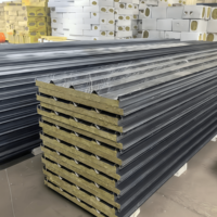 Panneaux muraux sandwich en métal insonorisés, isolés, ignifuges, en PIR, PU, polyuréthane, EPS, pour chambre froide
