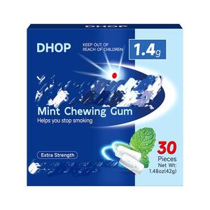DHOP Gommes <span class=keywords><strong>de</strong></span> soutien <span class=keywords><strong>pour</strong></span> arrêter <span class=keywords><strong>de</strong></span> <span class=keywords><strong>fumer</strong></span> Sans sucre Aide à réduire les envies et à rafraîchir l'haleine Gommes anti-tabac - Product Image 5