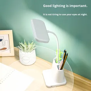 Lampe de <span class=keywords><strong>bureau</strong></span> LED rechargeable, lampe de lecture, lampe d'étude à piles pour étudiants, <span class=keywords><strong>bureau</strong></span>, table de travail - Product Image 4