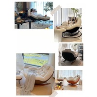 Fauteuils à bascule modernes en similicuir pour adultes, chaises de salon de luxe pour salon et appartement, chaises confortables pour la sieste, fauteuils inclinables élégants