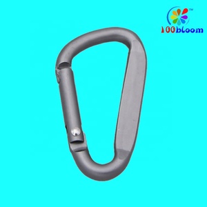 Nhà Máy Bán Buôn 4Cm Mini Carabiner Clip Nhỏ Móc Chìa Khóa Móc Kim Loại <span class=keywords><strong>Snap</strong></span> Móc Nhôm Karabiner Như Phụ Tùng Túi - Product Image 2