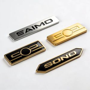 Emblema Metálico para Auto Personalizado en 3D, Molde de Estampado de Aleación de Zinc Fundido a Presión, Insignia de Auto en Acero Inoxidable, Aluminio o Latón con Logotipo Grabado - Product Image 1