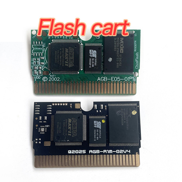 Customized Game Card Flash Cart Ic Double Ic Save Rtc Real Clock Game Cartridge for GBA
