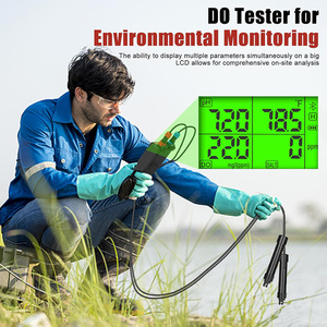 Medidor de Oxígeno Disuelto Portátil, Medidor de OD Inteligente 6 en 1, Medidor de pH, OD, Salinidad, CE, TDS para Estanques de Peces Koi, Monitor de Entorno de Acuicultura - Product Image 6