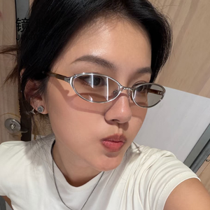 Custom Logo 2026 Fashion Women <b>Small</b> <b>Frame</b> Cat Eye <b>Sunglasses</b> UV400 Metal Y2k Oval Sun Glasses for Men - Product Image 4