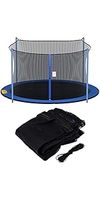 Tapis de saut circulaire grand format en nylon et polypropylène, élastique, sûr et doux, pour intérieur et extérieur