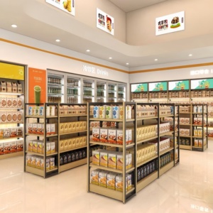 أثاث عرض خشبي حديث لديكور المنزل ومتاجر المنتجات المنزلية، تجهيزات للديكور الداخلي - Product Image 2