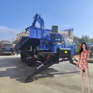 800 Dump <b>Truck</b> Crawler Mini Dumper For <b>Garden</b> And Farm Tracked Transporter Powered Crawler Barrow - Product Image 6