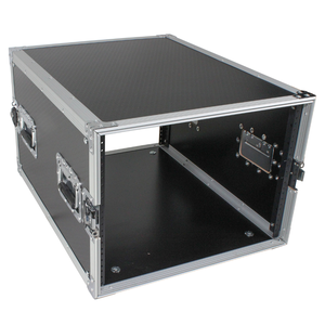 Factory Supply Customize Aluminum <strong>Flight</strong> <strong>Case</strong> 8U Space Rack Mount ATA <strong>Flight</strong> <strong>Case</strong> 24 Inch Depth with 4 Handles - Product Image 4