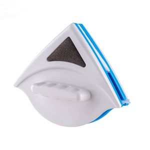 Rondelle de verre de luxe Double côtés 15*15*5cm Redblue nettoyage en profondeur fenêtre <span class=keywords><strong>raclette</strong></span> brosse caractéristique magnétique Restaurant douche caoutchouc - Product Image 1