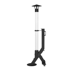 Patio Heater with Glass Tube, Modern <b>Fire</b> <b>Pit</b>, <b>Portable</b> Pellet Heater for Camping Patio Backyard, Add Warmth & Ambiance - Product Image 1