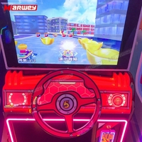 Machine de jeu d'arcade vidéo à pièces, simulateur de course automobile, machine de jeu d'arcade pour enfants, machine de course automobile à vendre