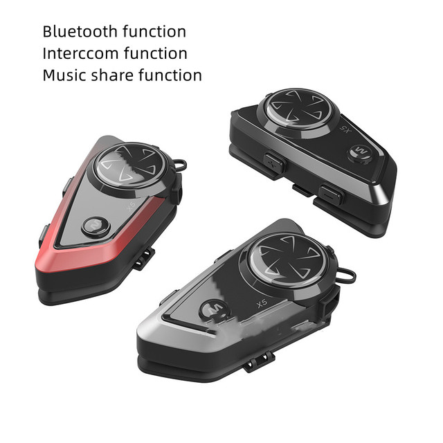 Inveer 1000m blue tooth Intercom Headset X5 for Motorcycle Helmet Intercom Headset with IPX67 Rugged