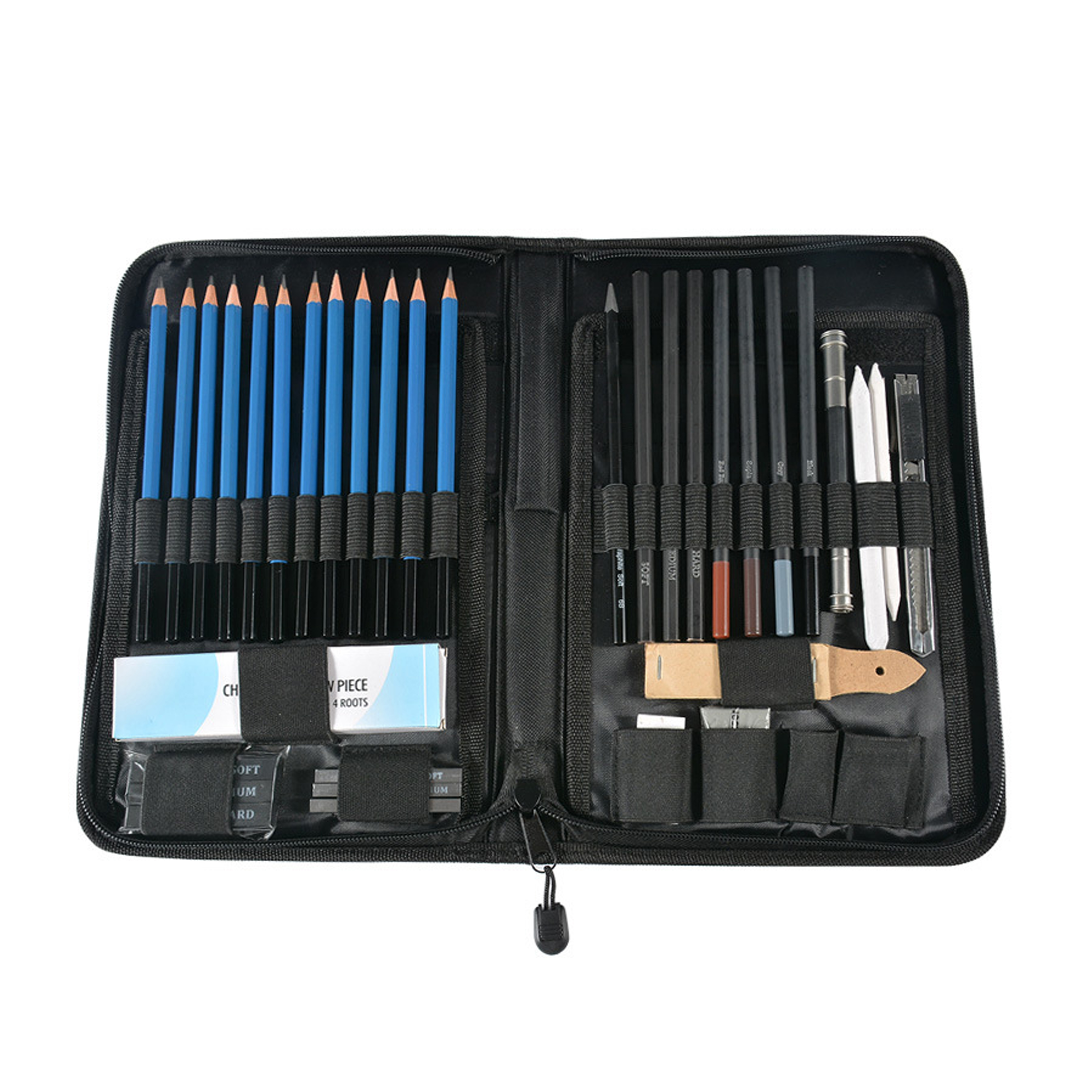 Набор для рисования 40 шт., профессиональные карандаши и цветные карандаши для рисования, товары для творчества