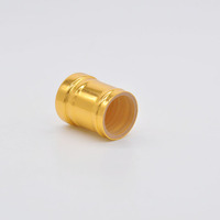 Mini flacon de parfum vide de luxe en verre rose de forme carrée de 2 ml pour huiles essentielles
