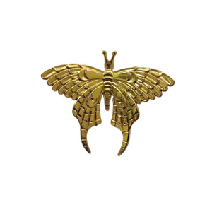 Poignée de tiroir en laiton en forme de papillon, style français, couleur cuivre décorative, accessoire de quincaillerie durable - Product Image 5