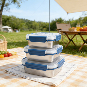 Boîtes à bento avec couvercles, étanches, chauffables, pour le stockage des aliments, préparation de collations pour enfants et adultes, boîtes à repas, transporteurs de repas - Product Image 5