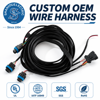 Kabel Lampu LED Listrik Kustom Aksesoris Sepeda Motor Kabel Harness Kustom Lampu Relay Saklar Kabel Harness Kit
