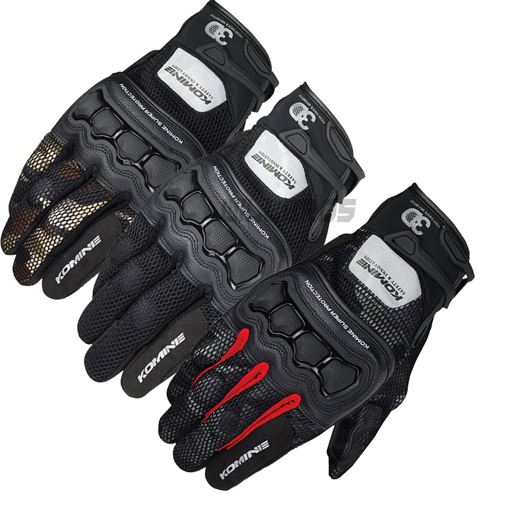 KOMINE GK215 Motorcycle Gloves Locomotive Riding Racing Off-road Anti-fall Gloves GK-162 Motorcycle Four Seasons Unisex Gloves
