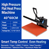 Presse à chaud 5 en 1 pour T-shirts, sweats à capuche, toiles et transferts thermiques 40x60cm pour impression DTF et repassage