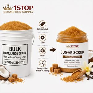 Crème exfoliante corporelle au beurre de karité hydratante en profondeur <span class=keywords><strong>pour</strong></span> la revitalisation des peaux sèches, formule complète - Product Image 2