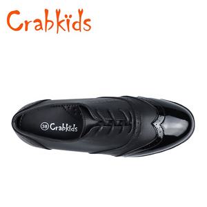 Crabkids Venta al por mayor Moda Formal Cuero <span class=keywords><strong>Mujer</strong></span> con tacones Estilo de negocios Zapatos de niña de talla grande - Product Image 6