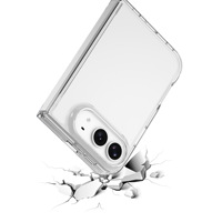 Nouvelle coque de téléphone pliable transparente pour iPhone Duo, coque de protection antichoc transparente pour iPhone 18 Duo Fold Case