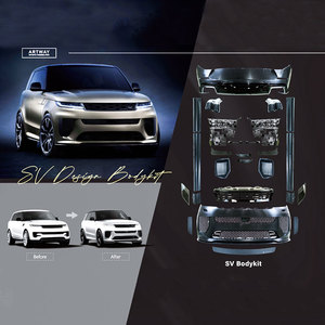 Per Land <span class=keywords><strong>Rover</strong></span> <span class=keywords><strong>Range</strong></span> <span class=keywords><strong>Rover</strong></span> Sport Nuovo <span class=keywords><strong>Modello</strong></span> 2023-2025 Kit Completo SV Aggiornamento e Sostituzione Paraurti Anteriore e Posteriore - Product Image 4