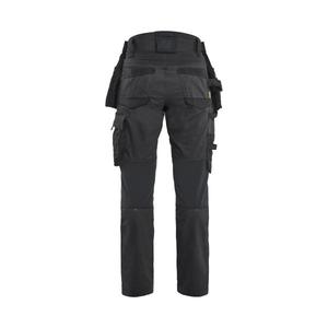 BLAKLADER - 717011499999C50 Pantalones artesanos para mujer en 2 vías elásticos Negro/Negro-PANTALÓN DE TRABAJO EAN 7330509952566 - Product Image 2
