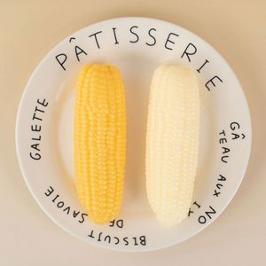 Realistic 12cm Sweet Corn-shaped <b>Squishy</b> Toy-super Soft Bouncy Stress Relief Gift for Kids Adults Portable Decompression Toy - Product Image 1