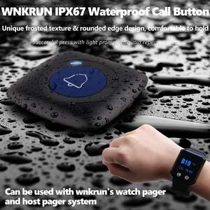 Trasmettitore Wireless vibratore cameriere orologio da polso cercapersone ristorante sistema di chiamata campana - Product Image 6