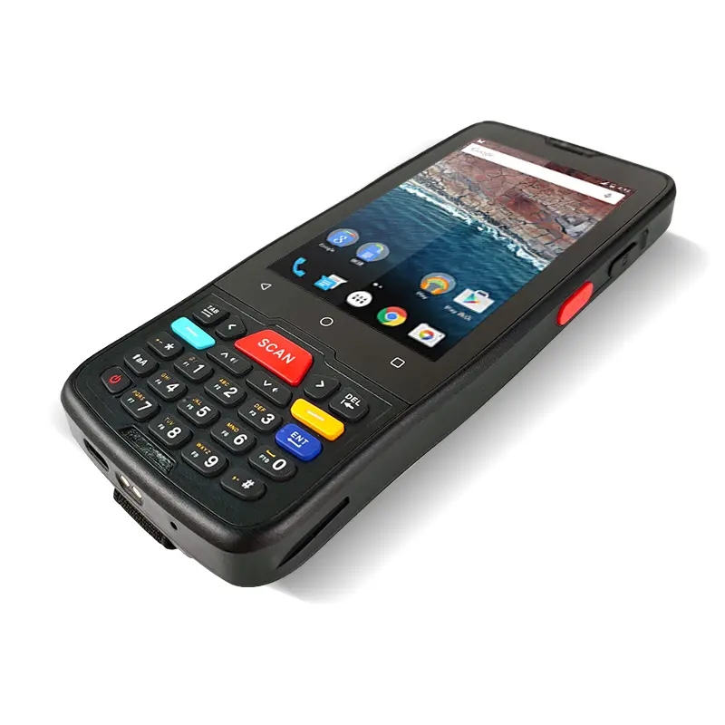 Mobydata M71 Digital Keyboard Handheld Industrial Android Data Collector Mobile Computer Android 9.0 1D 2D Barcode Scanner Pda