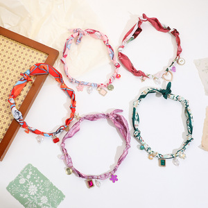 Haut de gamme bohème lumière luxe été foulard en soie collier perle pendentif transfrontalier à la mode chaîne de <span class=keywords><strong>cou</strong></span> - Product Image 3