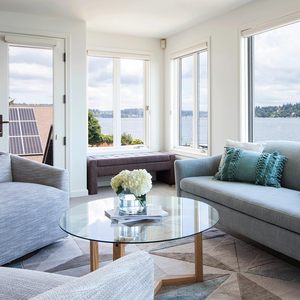 Bàn kính cường lực tròn với đánh bóng phẳng an toàn phù hợp cho bàn ăn cà phê và bàn trà đa năng - Product Image 3