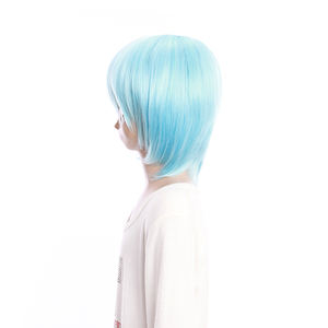 Peluca de personaje japonés Neon Genesis, serie de anime, <span class=keywords><strong>cosplay</strong></span>, Ayanami Rei - Product Image 2