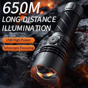 Nhà Máy Giá Focus Y37 zoom đèn pin mô hình mới 15W sạc LED ngọn đuốc tầm xa USB đèn Pin - Product Image 2