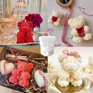 Molde de Silicona 3D Yaolan para Pastel de Mousse, Jabón, Adornos de Yeso, Velas Aromáticas - Forma de Oso Rosa, Apto para Lavavajillas, Logotipo Personalizado - Product Image 4