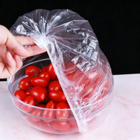 Vente en gros d'usine : Housses alimentaires extensibles jetables en PE de qualité alimentaire, pliables et multi-tailles, pour le stockage au réfrigérateur