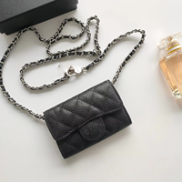 Dompet Kartu Desainer Fashion untuk Wanita & Pria, Dompet Koin Mini & Kantong Paspor Merek Mewah dengan Tempat Kartu Kredit